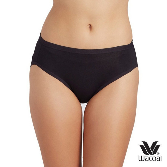 Wacoal Panty กางเกงในรูปทรง Bikini รุ่น WU1T34 สีดำ Set 3 ชิ้น