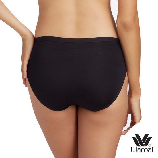 Wacoal Panty กางเกงในรูปทรง Bikini รุ่น WU1T34 สีดำ Set 3 ชิ้น