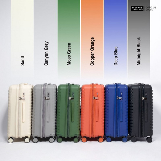 BAGGAGE LUGGAGE กระเป๋าเดินทาง WAGON วัสดุ ArmorFlex รับประกัน 3 ปี