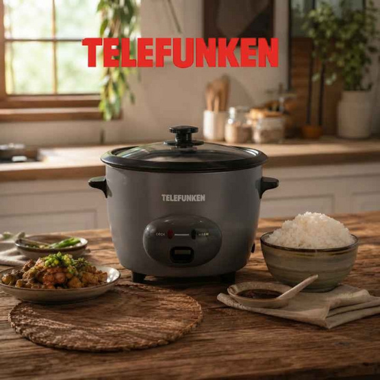TELEFUNKEN หม้อหุงข้าว 1 ลิตร รุ่นTK910