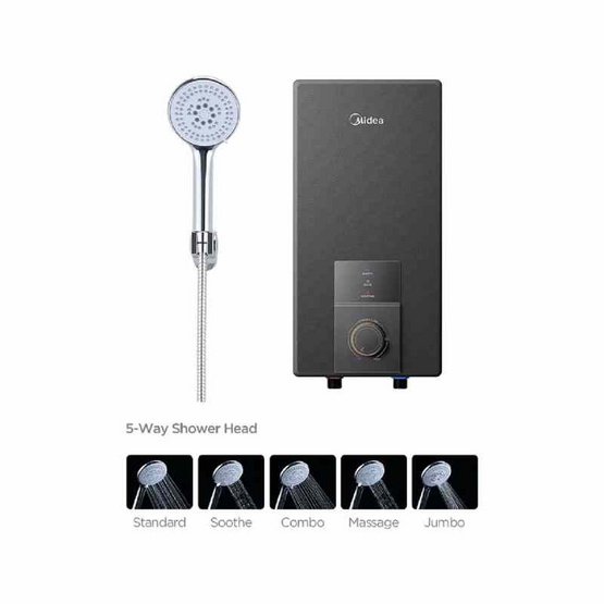 Midea เครื่องทำน้ำอุ่น 3800 วัตต์ รุ่น MWH-38MMBNTH(C)-CS