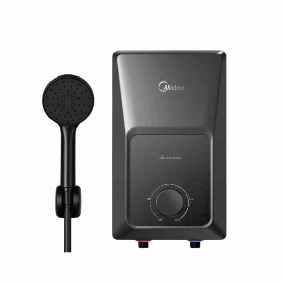 Midea เครื่องทำน้ำอุ่น พร้อมชุดฝักบัว 3500 วัตต์ รุ่น MWH-35ECMTH(K)