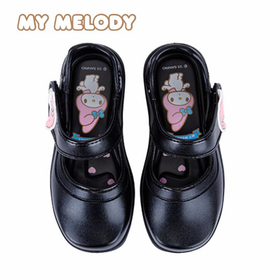 My Melody รองเท้านักเรียนหญิง แบบตีนตุ๊กแก รุ่น MM-101