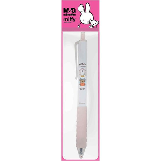 M&G ปากกาเจล MIFFY สีน้ำเงิน 0.5 มม.รุ่น FGPJ0676 คละลาย (แพ็ก 4 ด้าม)