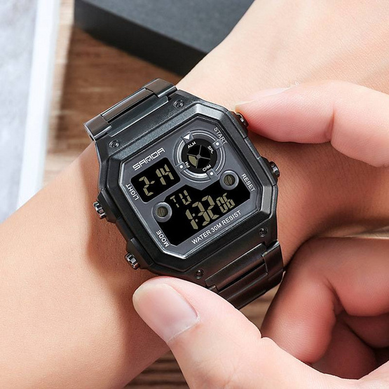 SANDA นาฬิกา รุ่น SW408-BK