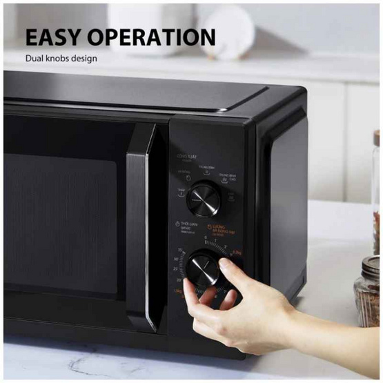 TOSHIBA ไมโครเวฟ ความจุ 25 ลิตร รุ่น MW3-MM25PE-BK