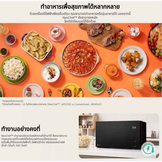 LG ไมโครเวฟ ความจุ 42 ลิตร รุ่น MS4295DIS