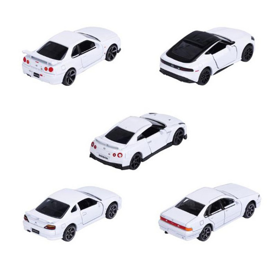 Majorette ชุดโมเดลรถ Nissan จำนวน 5 คัน