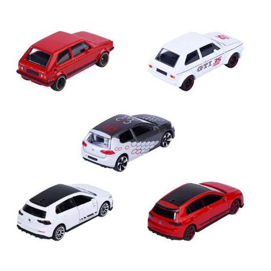 Majorette ชุดโมเดลรถ Volkswagen รุ่น Golf GTI จำนวน 5 คัน