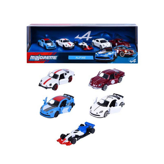 Majorette ชุดโมเดลรถ Alpine จำนวน 5 คัน