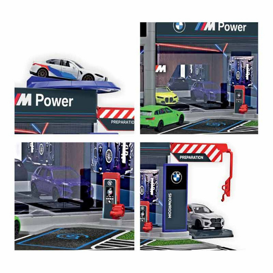 Majorette เซตจำลองโชว์รูมรถ BMW พร้อมโมเดลรถ 1 คัน