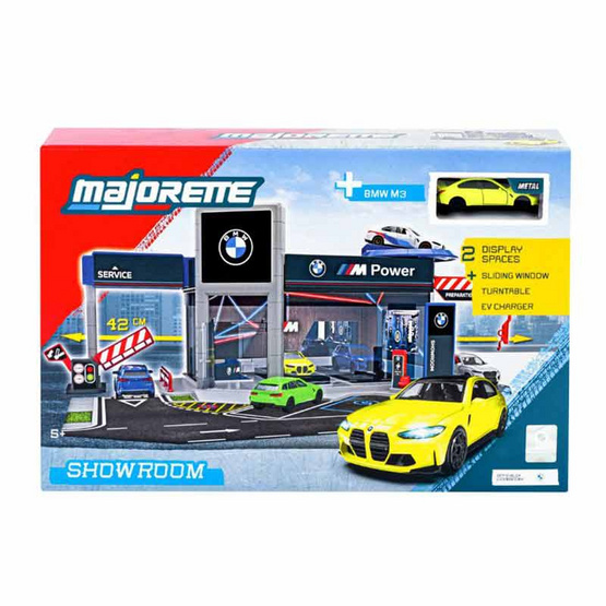 Majorette เซตจำลองโชว์รูมรถ BMW พร้อมโมเดลรถ 1 คัน