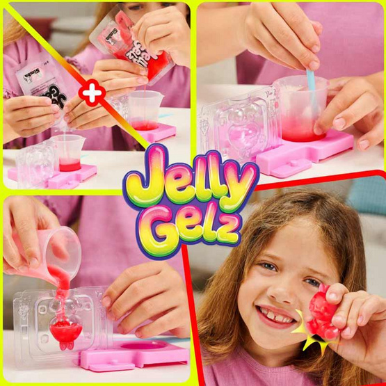 Simba Toys Jelly Gelz Lifestyle Set ชุดทำสกุชชี่เจล 8 แบบ