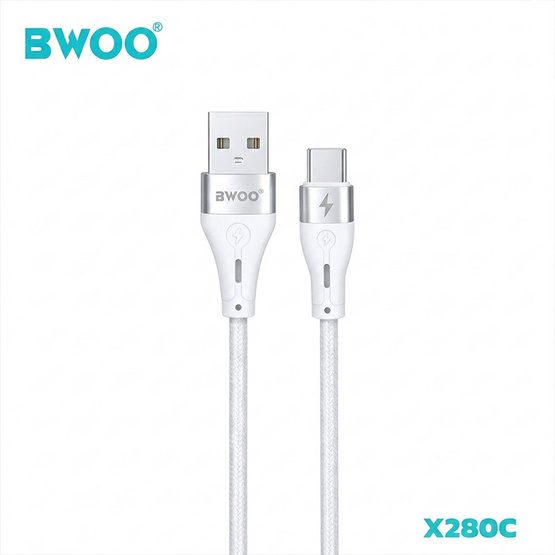 BWOO สายชาร์จ USB A to C 3M  รุ่น X288C