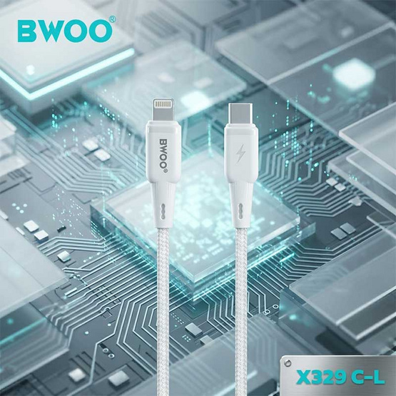 BWOO สายชาร์จ TypeC to L  รุ่น X329C-L