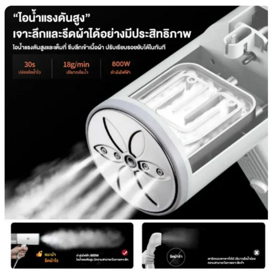 Camel เตารีดไอน้ำพกพา รุ่น D185-Zs