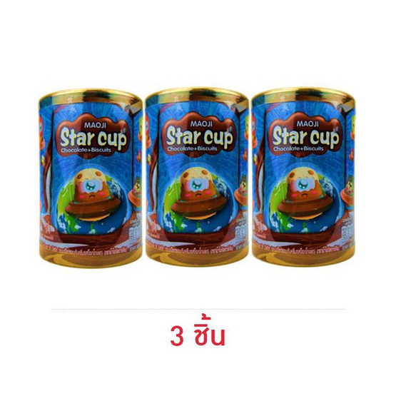 มาโอจิ สตาร์คัพขนมปังกรอบช็อกโกแลต 300 กรัม