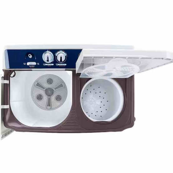 LG เครื่องซักผ้า 2 ถัง ระบบ Roller Jet ซัก 10 กก. ปั่น 8 กก. รุ่น TT10NARG