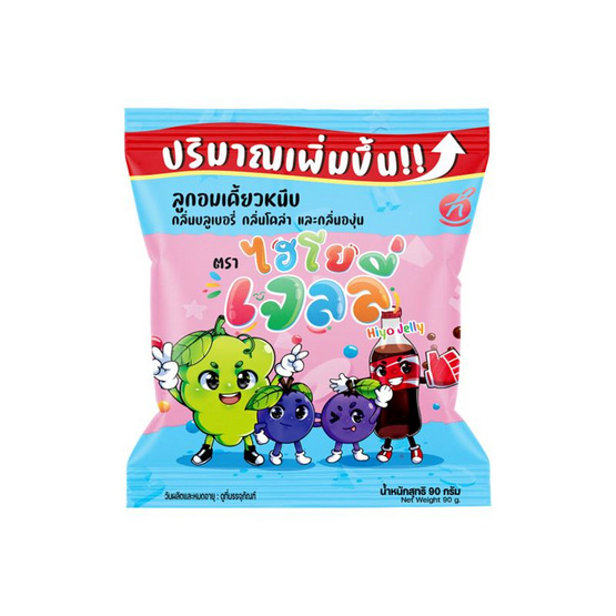ไฮโย เจลลี่คละรส 90 กรัม (แพ็ก 6 ชิ้น)