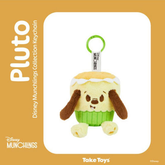 Take Toy Disney Munchlings Collection พวงกุญแจตุ๊กตา ขนาด 4 นิ้ว