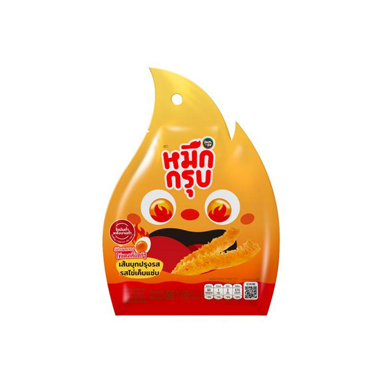 หมึกกรุบ เส้นบุกปรุงรสผัดไข่เค็มสูตรเผ็ด 50 กรัม (แพ็ก 12 ชิ้น)