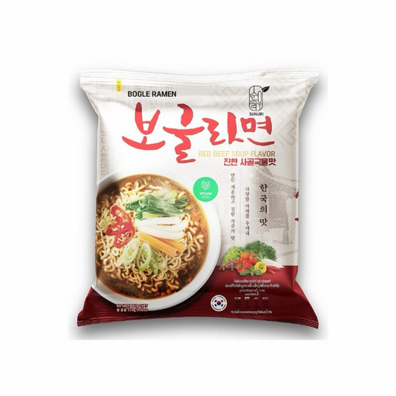 โบกึลรามยอน กลิ่นซุปเนื้อแดง 110 กรัม
