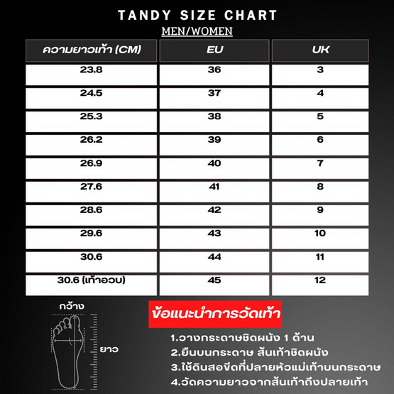 TANDY V Denim Black Black รองเท้า รุ่น TDWBLR004