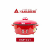 Hanabishi กระทะไฟฟ้าเคลือบเทฟลอน ฝาทึบ 10นิ้ว รุ่น HGP-10T