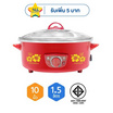 Hanabishi กระทะไฟฟ้าฝาแก้ว 10 นิ้ว รุ่น HEP-10
