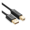 UGREEN 10351 USB 2.0 AM to BM print cable Gold Plated 3 Meters