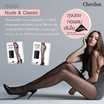 Cherilon เชอรีล่อน ถุงน่องเนื้อลินินเชียร์ Nude Pack 2 คู่ รุ่น NSA-PHCBNU