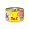 มีโอ อาหารแมวเปียก รสปลาทูหน้าปลาแซลมอน กระป๋อง 80 กรัม (แพ็ก 4 ชิ้น)