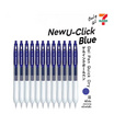 KIAN-DA ปากกาเจลหมึกน้ำเงิน U-Click 0.5มม. (แพ็ก12ด้าม)