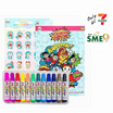 Set กระเป๋า สมุดระบายสี Doraemon พร้อมสติ๊กเกอร์โฟม+สีเมจิก