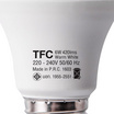 TFC หลอด LED A60 ECO 6 วัตต์ ขั้ว E27 แสงวอร์มไวท์ / 2ชิ้น