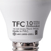 TFC LED A60 ปรับหรี่แสง 10 วัตต์ ขั้ว E27 แสงวอร์มไวท์