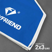 Luckyfriend ผ้าใบเต็นท์แบบธรรมดา รุ่น CD5/2x3