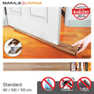 Smile Arm ที่กั้นประตูแบบสอด รุ่น Standard สีลายไม้ (3.50x90)ซม.