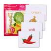 flash cards vegetables