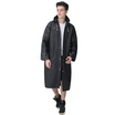 Rain coats ชุดกันฝน เสื้อคลุมกันฝน Free Size พร้อมรองเท้าบูธคลุมกันฝน (XL) Black