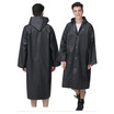 Rain coats ชุดกันฝน เสื้อคลุมกันฝน Free Size พร้อมรองเท้าบูธคลุมกันฝน (XL) Black