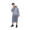 Rain coats ชุดกันฝน เสื้อคลุมกันฝน Free Size พร้อมรองเท้าบูธคลุมกันฝน (XL) Grey