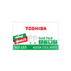 Toshiba หลอดไฟ LED A-Bulb 8W CW แพ็กคู่