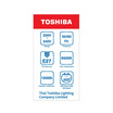 Toshiba หลอดไฟ LED A-Bulb 8W DL แพ็กคู่