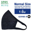 MNN GZ9180S หน้ากากอนามัย แอนตี้แบคทีเรีย สำหรับผู้ใหญ่ สีดำท็อปดราย (BG) F