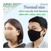 MNN GZ9180S หน้ากากอนามัย แอนตี้แบคทีเรีย สำหรับผู้ใหญ่ สีเทา (GY) F