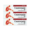 Counterpain ยาบรรเทาปวดเมื่อยเคาน์เตอร์เพน เอชอาร์ 25 กรัม (แพ็ก 3 ชิ้น)