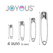 JOYOUS เข็มกลัด (1 แพ็ก 3 ชิ้น) คละสี