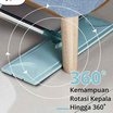 Homelove ไม้ถูพื้นแบบรีดน้ำและฝุ่นผงในตัว หมุนได้ 360 องศา แถมผ้า 2 ผืน