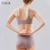 RIKA Seamless Bra ฟองยางพารา 3D ไม่มีโครง แบบตะขอหลัง AA1012